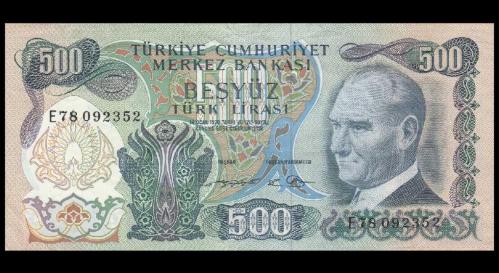 LOT.8 » TC 6. Emisyon 500 Lira E78 Serisi çt
