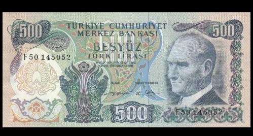 LOT.7 » TC 6. Emisyon 500 Lira F50 Serisi çt