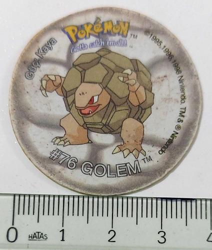 LAYS POKEMON 76 GOLEM GÜÇ:KAYA ORİJİNAL P3U2U1 NADİR