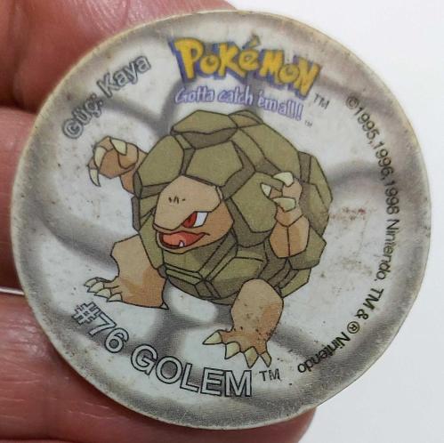 LAYS POKEMON 76 GOLEM GÜÇ:KAYA ORİJİNAL P3U2U1 NADİR