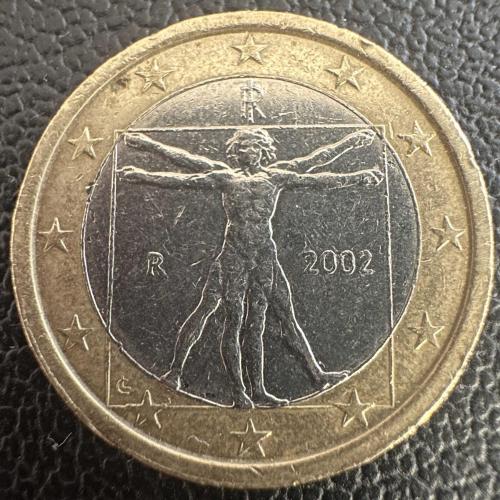İtalya 1 Euro 2002.