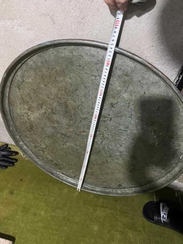 Osmanlı Bakır El Dövme Sini Tepsi