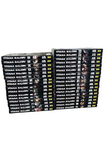 Titana Saldırı Cilt 1 - 33 Set & Takım Manga - 1 2 3 4 5 6 7 8 9 10 11 12 13 14 15 16 17 18 19 20 21 22 23 24 25 26 27 28 29 30 31 32 33