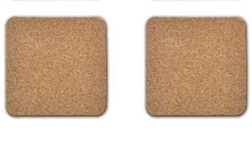 AHŞAP BARDAK ALTLIĞI 2 ADET ÇİÇEK DESEN 10x10cm