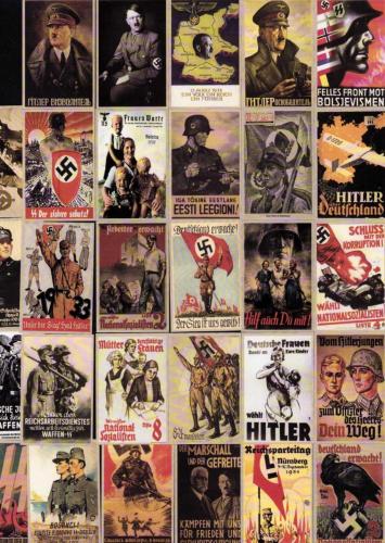 29 farklı 2.dünya savaşı Almanya propaganda kartı replika
