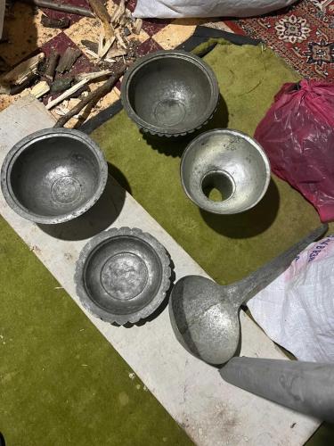 Osmanlı Motifli Antika Şifa Kepçesi – İşlemeli El Yapımı