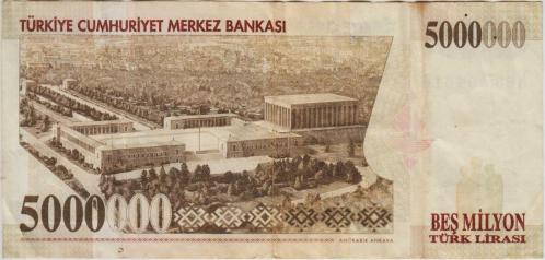 7. EMİSYON 5.000.000 LİRA K83 ÇT.
