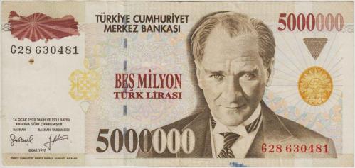 7. EMİSYON 5.000.000 LİRA G28 ÇT+