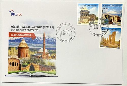 FDC-944 Kültür Varlıklarımız (Bitlis), 10.08.2017, Bitlis, PTT İlk Gün Zarfı