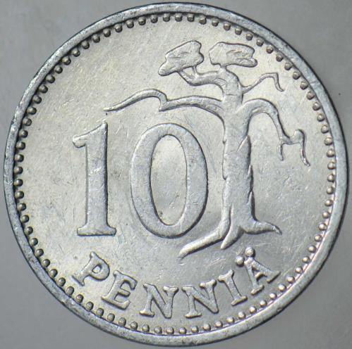 FİNLANDİYA 10 PENNİA 1984 ÇİLALTI.