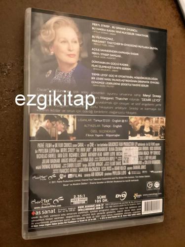 demir leydi  dvd    (PC'de denenmiştir/izlenmiştir)  (the iron lady) meryl streep jim broadbent olivia colman  (margaret thatcher)