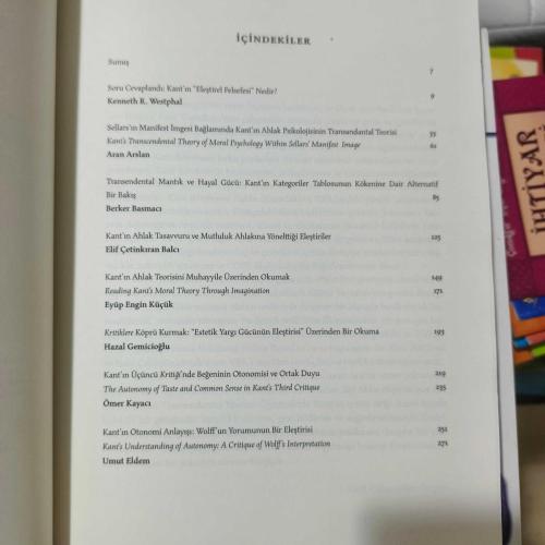 Kant Çalışmaları Dergisi 2023 Yılı 1.Sayısı