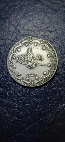 SULTAN MEHMET REŞAT HAN DÖNEMİ NADİR R SEYAHAT BURSA 5 KURUŞ KULPTAN ÇIKMA