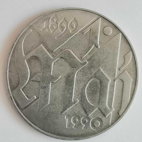 ALMANYA  1990 A   10 MARK  HATIRA  Uluslararası İşçi Bayramı'nın 100. Yıldönümü