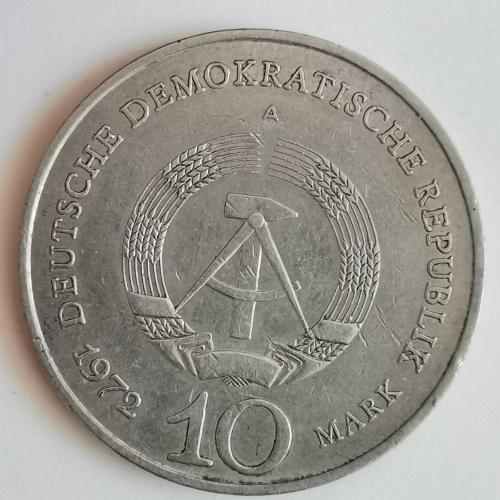 ALMANYA  1972 A   10 MARK  HATIRA  Buchenwald Anıtı - Weimar
