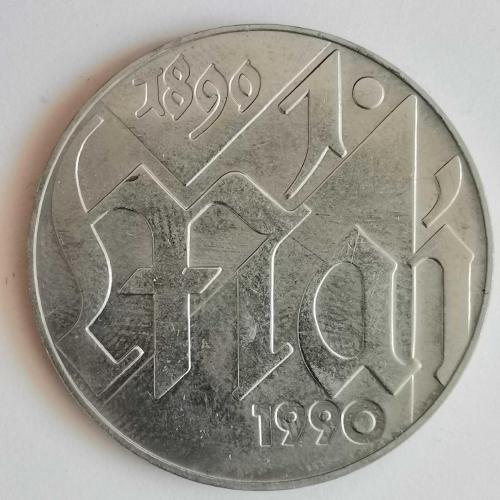 ALMANYA  1990 A   10 MARK  HATIRA  Uluslararası İşçi Bayramı'nın 100. Yıldönümü