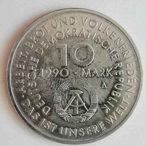 ALMANYA  1990 A   10 MARK  HATIRA  Uluslararası İşçi Bayramı'nın 100. Yıldönümü