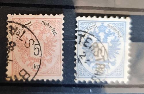Avusturya Macaristan İmparatorluğu 1883 _ Damgalı pullar