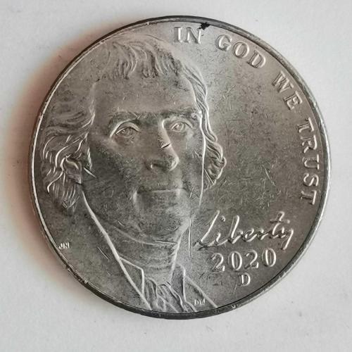 AMERİKA  2020 D    5   CENT