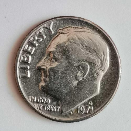 AMERİKA   1971 D     1 DİME   10 CENT