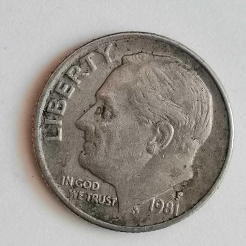 AMERİKA   1981 P     1 DİME   10 CENT
