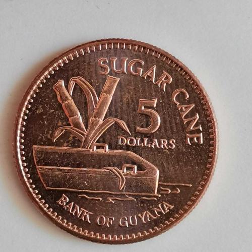 GUYANA  2022   5  DOLAR