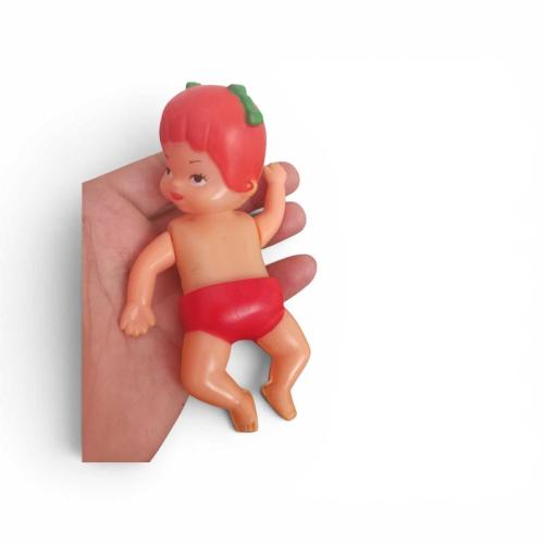 1980ler Palancıoğlu Kurmalı Yüzen Bebek 13 cm - Çalışır Durumda Retro