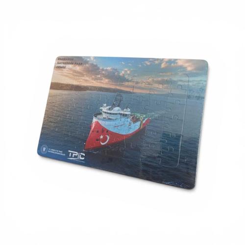 TPIC Barbaros Hayreddin Paşa Gemisi Puzzle 33x23 cm açılmamış ambalajında