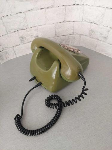 Alman Siemens Çevirmeli Telefon - Zeytin Yeşili