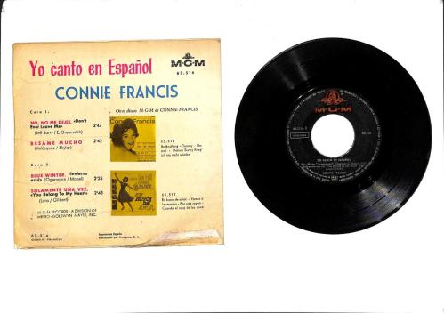Connie Francis – Yo Canto En Español 45′lik Plak (10/7)