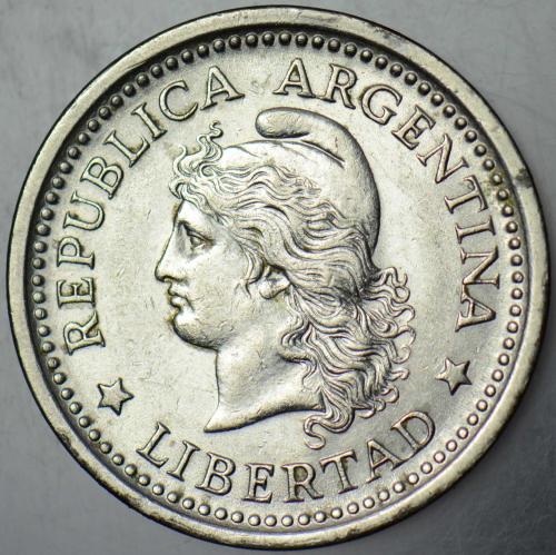 ARJANTİN 1 PESO 1957 BASILDIĞI İLK YIL.