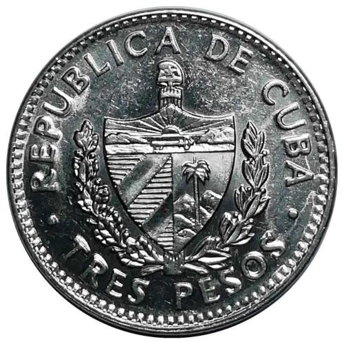 Küba 1995 Yılı 3 Peso ÇİL