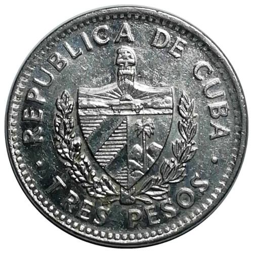 Küba 1995 Yılı 3 Peso ÇİL