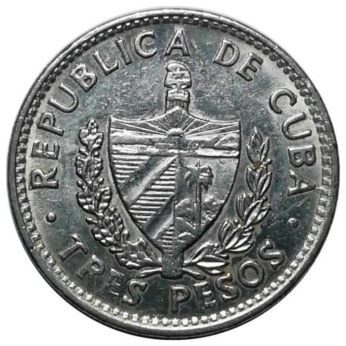 Küba 2002 Yılı 3 Peso ÇİL