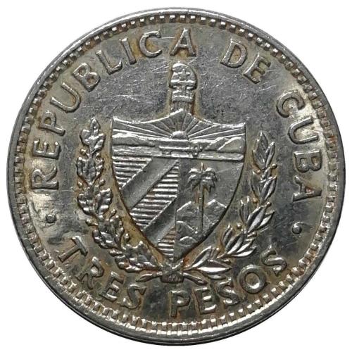 Küba 2002 Yılı 3 Peso ÇİL (-)