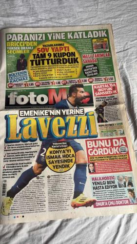 FOTOMAÇ -FUTBOL GAZETESİ -TURKISH NEWSPAPER - DOĞUM GÜNÜ HEDİYESİ  - TAM TAKIM EKSİKSİZ GAZETE - 7 EKİM  - 2014 -AZİZ YILDIRIM'IN BEŞİKTAŞLI AVUKATI GALATASARAY'A YÖNETİCİ OLACAK - HALİLHODZIC: YENİLGİ BENİ HASTA EDİYOR - ONUR'A ÇİNLİ DOKTOR - AMAN SAĞLAM DÖNÜN ÇOCUKLAR - G.SARAY DERSİ BUGÜN BAŞLIYOR - DERBİNİN 11'İNİ O DA BİLMİYOR - YA MEİRELES YA DİEGO - BU ZAFER İSMAİL'İN - SAMANDIRA'DA AZ GÖRÜNECEK - OYNAMAM ÇOK ZOR GÖRÜNÜYOR - GERİ ADIM DEĞİL - SARACOĞLU'NA METEOR - FEYENOORD KUCAK AÇTI - NİCE BAYRAMLARA - UTANCIN ZIRVESI - BİR ÇINAR DEVRİLDİ - HÜCUMDAN TAVİZ - ZAMAN - HOCAM BANA 'İŞİNİ YAPMIYORSUN' DEMEDİ - YANAL, ABD'YE GİTTİ - BİZ NE HAİNİZ NE KAHRAMAN - ERKEK DÜNYASININ OLMAZSA OLMAZI ESQUIRE - HEDEF ÇEYREK FİNAL -CEM ALTIPARMAK - MERT AYDIN - BARIŞ ERTÜL - BARIŞ DİNÇARSLAN - ALİ ERİM - ULAŞ UZUNÖNER - BRICCİ - ORHUN GENCER - EMENİKE - ISMAİL KARTAL - WEBO - AZİZ YILDIRIM - LAVEZZİ - İBRAHİMOVİÇ - CAVANİ - LUCAS MOURA - SOSA - MUSTAFA PEKTEMEK - DUYGUN YARSUVAT - İLKAN KOYUNCU