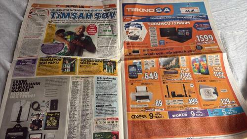 FOTOMAÇ -FUTBOL GAZETESİ -TURKISH NEWSPAPER - DOĞUM GÜNÜ HEDİYESİ  - TAM TAKIM EKSİKSİZ GAZETE - 2 KASIM   - 2014 -SPOR TOTO SÜPER LİG PUAN DURUMU - TEMPOCU 16 BİN LİRA KAZANDIRDI - OFSAYT TARTIŞMASI - GEÇİLMEZ KALE AKHİSAR - OSCAR CARDOZO GOLE UZAK KALDI - YUSUF ERDOĞAN 5 MAÇ SONRA... - STRESLİ AMA İYİYDİ - YANIMDA ÖLÇÜ YOKTU! - 74'TEN BERİ BİR İLK! - ZOKORA'YI ALKIŞLADILAR - AKÇAY İLK KEZ RAKİP - MANCHESTER KİMİN OLACAK? CEVABI SADECE DIGITURK'TE! - İLK ATAN KAZANIR - SON 17 DERBİDE İLK GÖLÜ ATAN TAKIM '11 KEZ' YEŞİL ÇİMLERİ BAŞI DİK TERK ETTİ - SON 22 MAÇ GÖLSÜZ BİTMEDİ - YABANCI DAMGASI - ARKO MEN MÜKEMMEL TIRAŞ, KARŞI KONULAMAZ SEN! - BİR ÖPÜCÜK ASLA YETMEZ! - FORVETTE KARTAL ORTADA KANARYA - GALİBİYET İLAÇ GİBİ GELDİ - SUSKUN HOCALAR - KIRMIZIYA DİKKAT! - GÜNÜN PROGRAMI - KARŞIYAKA 102 YAŞINDA! - AVANTAJ ADANA'DA - TAVŞANLI'DA YAS - ERKAN'IN ATILMASI ETKİLEDİ - YİLDİRİM'IN GALA - ANTALYA TAM GAZ - BUCA'YI GEÇİP ZİRVEDEKİ YARIŞA 