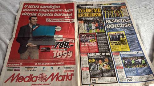 FOTOMAÇ -FUTBOL GAZETESİ -TURKISH NEWSPAPER - DOĞUM GÜNÜ HEDİYESİ  - TAM TAKIM EKSİKSİZ GAZETE - 2 KASIM   - 2014 -SPOR TOTO SÜPER LİG PUAN DURUMU - TEMPOCU 16 BİN LİRA KAZANDIRDI - OFSAYT TARTIŞMASI - GEÇİLMEZ KALE AKHİSAR - OSCAR CARDOZO GOLE UZAK KALDI - YUSUF ERDOĞAN 5 MAÇ SONRA... - STRESLİ AMA İYİYDİ - YANIMDA ÖLÇÜ YOKTU! - 74'TEN BERİ BİR İLK! - ZOKORA'YI ALKIŞLADILAR - AKÇAY İLK KEZ RAKİP - MANCHESTER KİMİN OLACAK? CEVABI SADECE DIGITURK'TE! - İLK ATAN KAZANIR - SON 17 DERBİDE İLK GÖLÜ ATAN TAKIM '11 KEZ' YEŞİL ÇİMLERİ BAŞI DİK TERK ETTİ - SON 22 MAÇ GÖLSÜZ BİTMEDİ - YABANCI DAMGASI - ARKO MEN MÜKEMMEL TIRAŞ, KARŞI KONULAMAZ SEN! - BİR ÖPÜCÜK ASLA YETMEZ! - FORVETTE KARTAL ORTADA KANARYA - GALİBİYET İLAÇ GİBİ GELDİ - SUSKUN HOCALAR - KIRMIZIYA DİKKAT! - GÜNÜN PROGRAMI - KARŞIYAKA 102 YAŞINDA! - AVANTAJ ADANA'DA - TAVŞANLI'DA YAS - ERKAN'IN ATILMASI ETKİLEDİ - YİLDİRİM'IN GALA - ANTALYA TAM GAZ - BUCA'YI GEÇİP ZİRVEDEKİ YARIŞA 