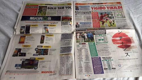 FOTOMAÇ -FUTBOL GAZETESİ -TURKISH NEWSPAPER - DOĞUM GÜNÜ HEDİYESİ  - TAM TAKIM EKSİKSİZ GAZETE - 8 KASIM - 2014 -EMENIKE 5 SEZON ÖNCE AYLIK 50 DOLARA OYNUYORDU - KONYA MAÇINDA TRİBÜ - YEDİ BELA DEMBA - A SPOR'DA HAFTA SONU ŞÖLENİ - HAKAN & ÖMER YOK - HAFTANIN PROGRAMI - SPOR TOTO SÜPER LİG PUAN DURUMU - BARÇABAHÇE - BİRÇOK YETENEK KEŞFEDİLDİ - BÜTÜN OKULLARDA AYNISI - ALTYAPIDAKİ - ALTYAPI HAMLESİ - KANARYALAR 9-2 ÖNDE KARTAL'A - ŞOK PRES VE BOMBARDIMAN - FENER'DE HEDEF LİDER KALMAK - KADLEC 11'DE, ALVES KULÜBEDE - BU KASIM'DA AŞK CORSA! - BU SEFER AKLA ÖNEM VERDİK - ALEX DE SOUZA ÇORLUSPOR'DA! - GFB'DEN SALVOLAR - YEDIEMİN BA! - Q7'Yİ DE GERİDE BIRAKTI - O BİZİM KADERİMİZ - BONSERVISI YARI YARIYA İNDİRİLDİ - UEFA'YA HESAP VAKTİ - HİSSELER ARENA'YA - DEMBA ARKADAŞ CANLISI - ATIBA REKORA KOŞUYOR - GRUPTAN ÇIKARIZ - BARIŞ DİNÇARSLAN - SELÇUK İNAN - BURAK YILMAZ - ABDURRAHİM ALBAYRAK - MELO - WESLEY SNEIJDER - EMENIKE - DEMBA BA - HAKAN ÇALHANOĞLU - ÖMER TOPRAK - FATİH TERİM -