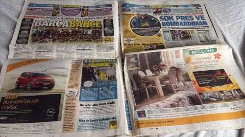 FOTOMAÇ -FUTBOL GAZETESİ -TURKISH NEWSPAPER - DOĞUM GÜNÜ HEDİYESİ  - TAM TAKIM EKSİKSİZ GAZETE - 8 KASIM - 2014 -EMENIKE 5 SEZON ÖNCE AYLIK 50 DOLARA OYNUYORDU - KONYA MAÇINDA TRİBÜ - YEDİ BELA DEMBA - A SPOR'DA HAFTA SONU ŞÖLENİ - HAKAN & ÖMER YOK - HAFTANIN PROGRAMI - SPOR TOTO SÜPER LİG PUAN DURUMU - BARÇABAHÇE - BİRÇOK YETENEK KEŞFEDİLDİ - BÜTÜN OKULLARDA AYNISI - ALTYAPIDAKİ - ALTYAPI HAMLESİ - KANARYALAR 9-2 ÖNDE KARTAL'A - ŞOK PRES VE BOMBARDIMAN - FENER'DE HEDEF LİDER KALMAK - KADLEC 11'DE, ALVES KULÜBEDE - BU KASIM'DA AŞK CORSA! - BU SEFER AKLA ÖNEM VERDİK - ALEX DE SOUZA ÇORLUSPOR'DA! - GFB'DEN SALVOLAR - YEDIEMİN BA! - Q7'Yİ DE GERİDE BIRAKTI - O BİZİM KADERİMİZ - BONSERVISI YARI YARIYA İNDİRİLDİ - UEFA'YA HESAP VAKTİ - HİSSELER ARENA'YA - DEMBA ARKADAŞ CANLISI - ATIBA REKORA KOŞUYOR - GRUPTAN ÇIKARIZ - BARIŞ DİNÇARSLAN - SELÇUK İNAN - BURAK YILMAZ - ABDURRAHİM ALBAYRAK - MELO - WESLEY SNEIJDER - EMENIKE - DEMBA BA - HAKAN ÇALHANOĞLU - ÖMER TOPRAK - FATİH TERİM -