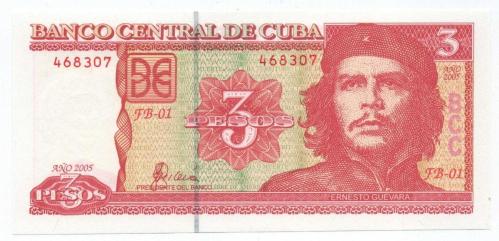 Küba 2005 Yılı 3 Peso 
